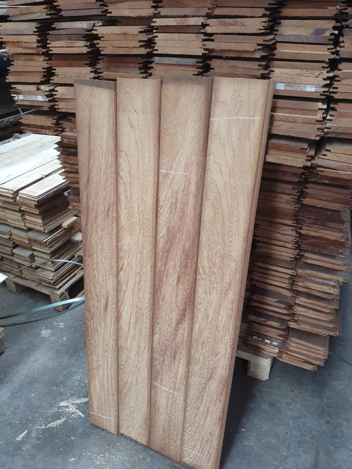Recuperatie balken, 20 x 5.5 x 100 cm, ecologisch Azobe hout voor diverse toepassingen.
